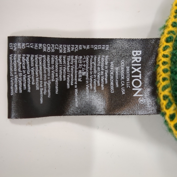 Brixton knit small green beanie - Picture 7 of 8